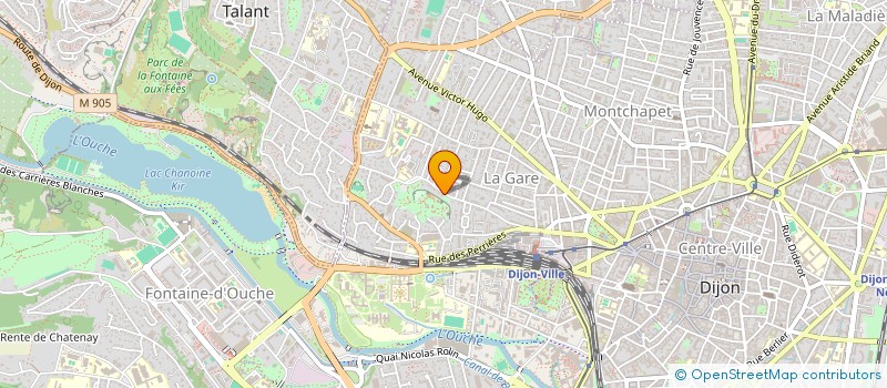 localisation de l'entreprise LA SAPINIERE à DIJON