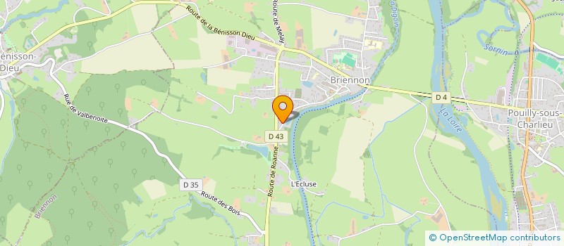 localisation de l'entreprise LA SAPINIERE  BRIENNON