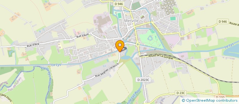 localisation de l'entreprise LA SAPINIERE  MERVILLE