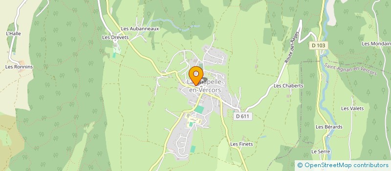localisation de l'entreprise LA SAPONAIRE à SAINT-MARTIN-EN-VERCORS