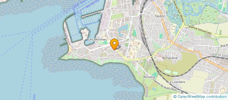 localisation de l'entreprise LA SARABANDE DES FILLES DE LA ROCHELLE  LA ROCHELLE