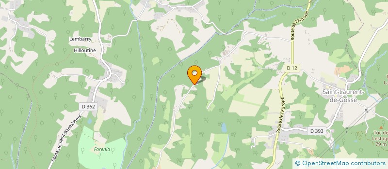 localisation de l'entreprise LA SARDA  SAINT-LAURENT-DE-GOSSE