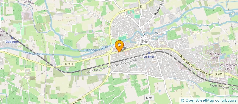 localisation de l'entreprise LA SARDAIGNE  LE THOR