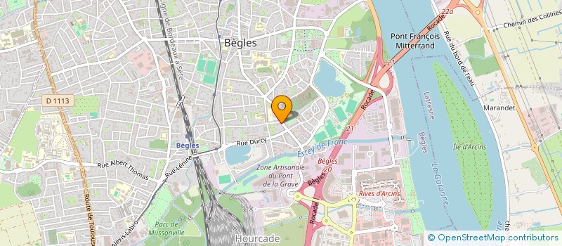 localisation de l'entreprise LA SARDANE 2  BORDEAUX