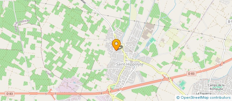 localisation de l'entreprise LA SARDANE  SAINT-HIPPOLYTE