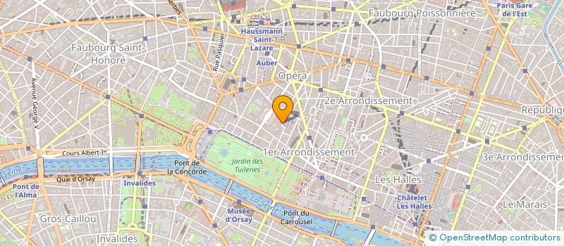 localisation de l'entreprise LA SARDEGNA à PARIS