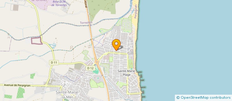 localisation de l'entreprise LA SARDINADE  SAINTE-MARIE-LA-MER