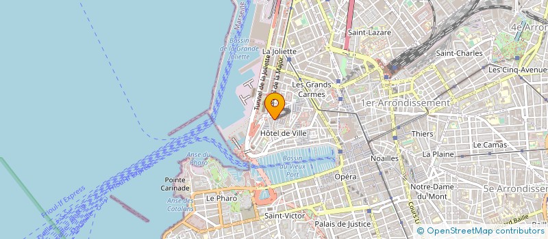 localisation de l'entreprise LA SARDINE à MARSEILLE