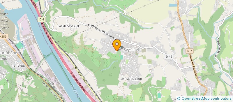 localisation de l'entreprise LA SARL DES MAGNOLIAS  SEYSSUEL