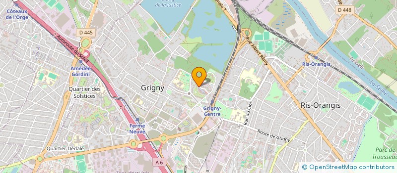 localisation de l'entreprise LA SARL ELFA à GRIGNY