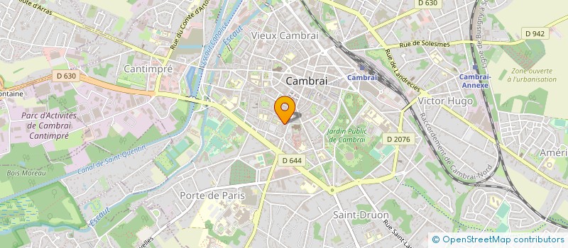 localisation de l'entreprise LA SARLADAISE  CAMBRAI