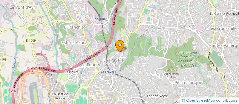 localisation de l'entreprise LA SARRAZINE à CANNES