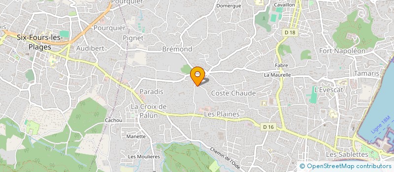 localisation de l'entreprise LA SARRAZINE à LA SEYNE-SUR-MER
