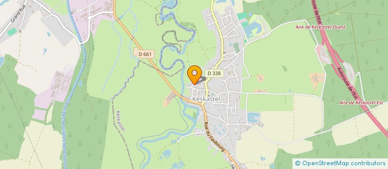 localisation de l'entreprise LA SARRE  HERBITZHEIM