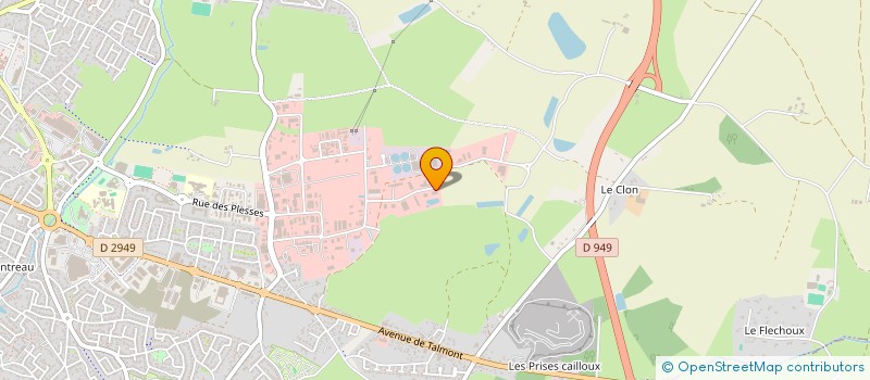 localisation de l'entreprise LA SARSEM  LES SABLES D'OLONNE