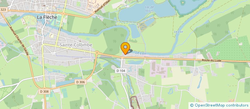 localisation de l'entreprise LA SARTHE AU FIL DE L'EAU à LA FLECHE
