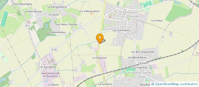 localisation de l'entreprise LA SARTHUGAISE EN RE à CHANCEAUX-SUR-CHOISILLE