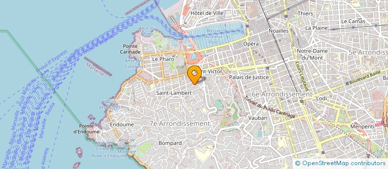 localisation de l'entreprise LA SARTINE à MARSEILLE