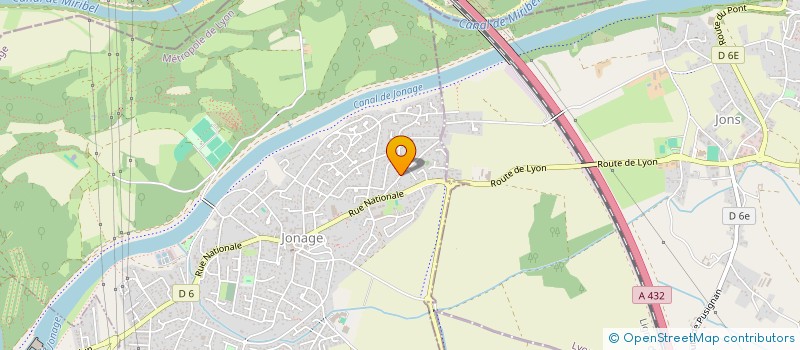 localisation de l'entreprise LA SARULAISE  JONAGE