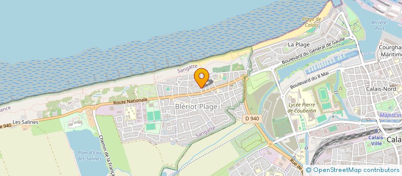 localisation de l'entreprise LA SATURNIENNE DE DISTRACTION  SANGATTE