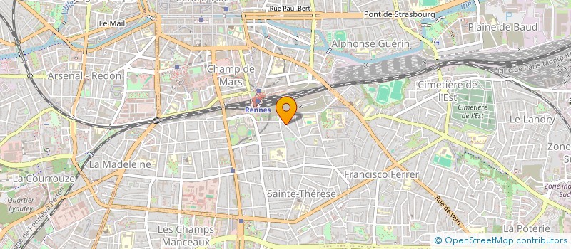 localisation de l'entreprise LA SAUCE  RENNES