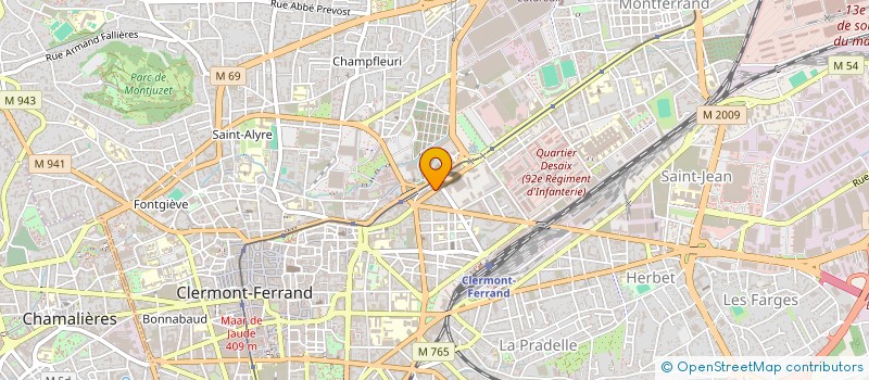 localisation de l'entreprise LA SAUCE  CLERMONT-FERRAND