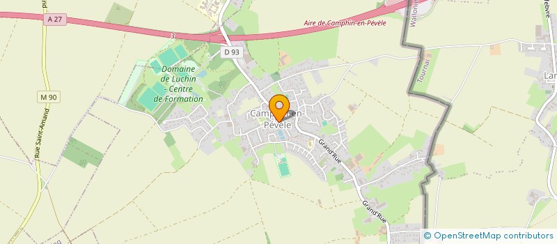 localisation de l'entreprise LA'SAUCE à CAMPHIN-EN-PEVELE