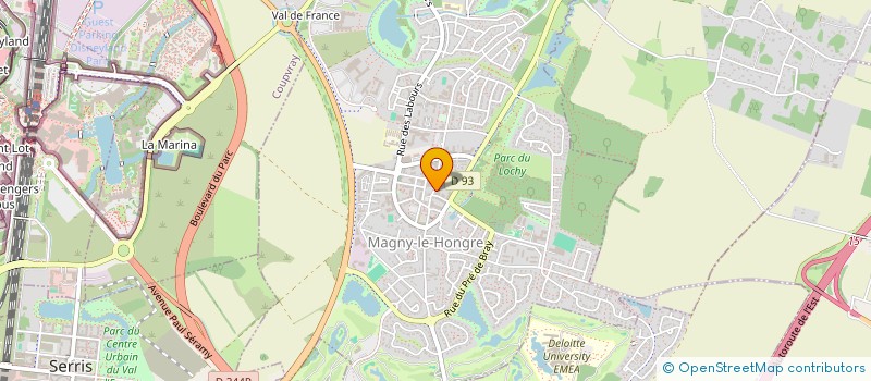 localisation de l'entreprise LA SAUCE DES COMMERCANTS  MAGNY-LE-HONGRE