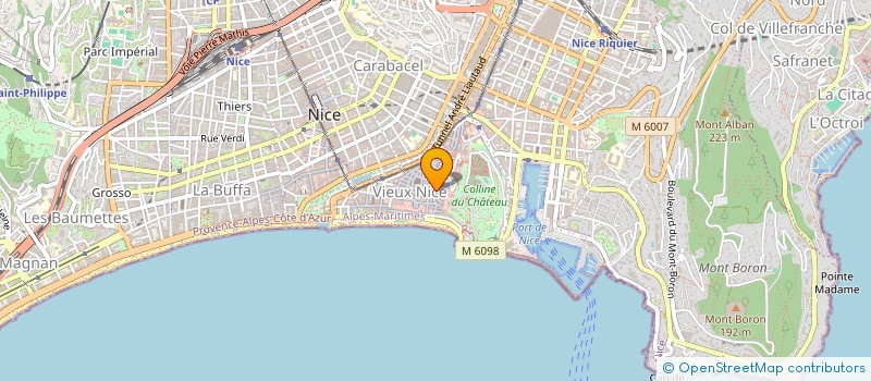 localisation de l'entreprise LA SAUDADE  NICE