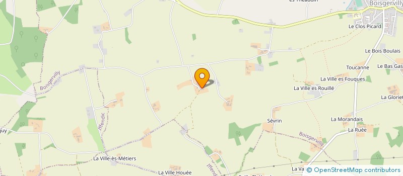 localisation de l'entreprise LA SAUDE à BOISGERVILLY