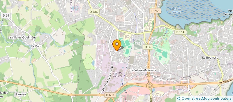 localisation de l'entreprise LA SAUDRAIS  DINARD