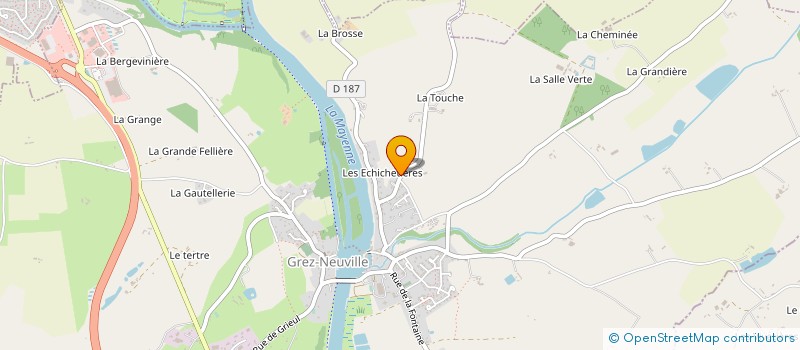 localisation de l'entreprise LA SAULE à GREZ-NEUVILLE