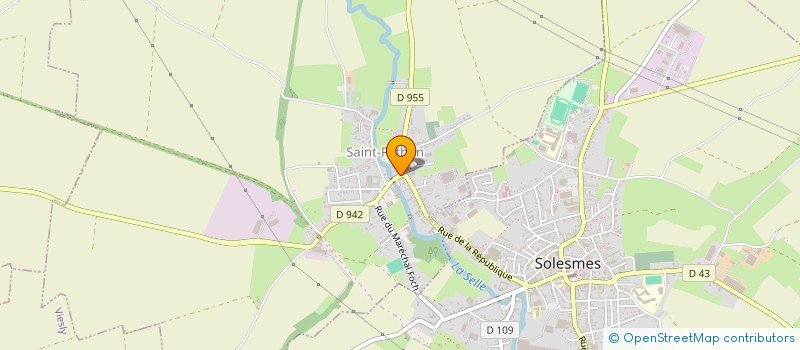 localisation de l'entreprise LA SAUMONEE DE SAINT PYTHON  SAINT-PYTHON