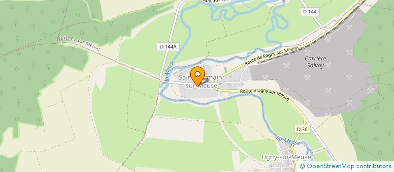 localisation de l'entreprise LA SAUNIERE à SAINT-GERMAIN-SUR-MEUSE