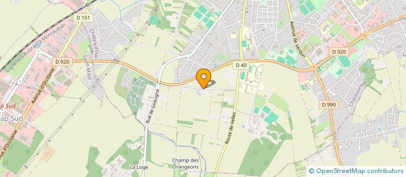 localisation de l'entreprise LA SAURA à CHATEAUROUX