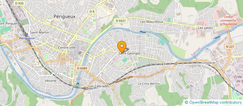 localisation de l'entreprise LA SAUTERELLE à PERIGUEUX