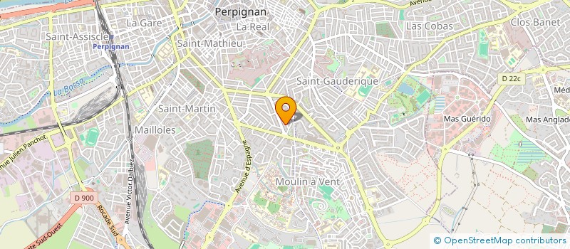 localisation de l'entreprise LA SAUVAGE à PERPIGNAN
