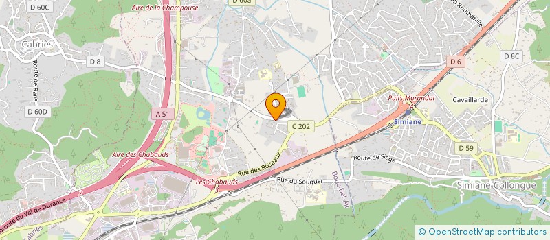 localisation de l'entreprise LA SAUVAGEONNE à BOUC-BEL-AIR