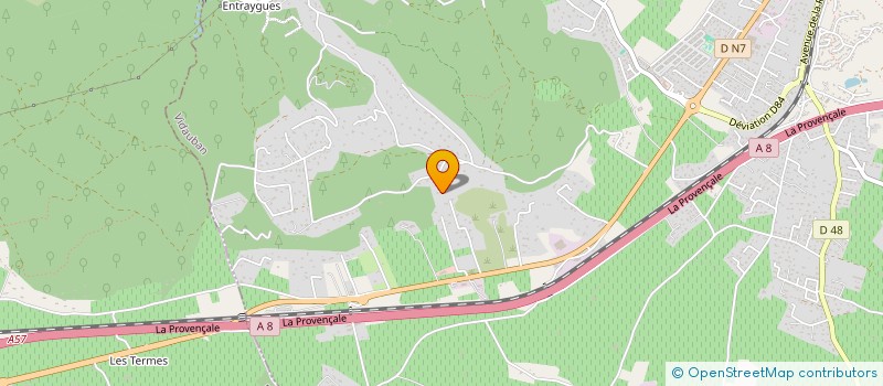 localisation de l'entreprise LA SAUVAGEONNE  VIDAUBAN