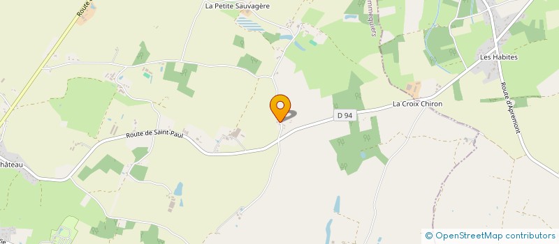 localisation de l'entreprise LA SAUVAGERE  SAINT-PALAIS-SUR-MER