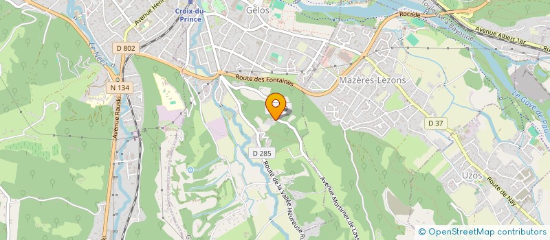 localisation de l'entreprise LA SAUVAGERE  GELOS