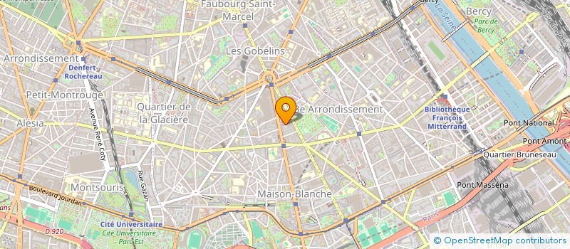localisation de l'entreprise LA SAUVAGIE à PARIS