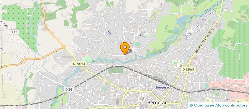 localisation de l'entreprise LA SAUVAGINE à BERGERAC
