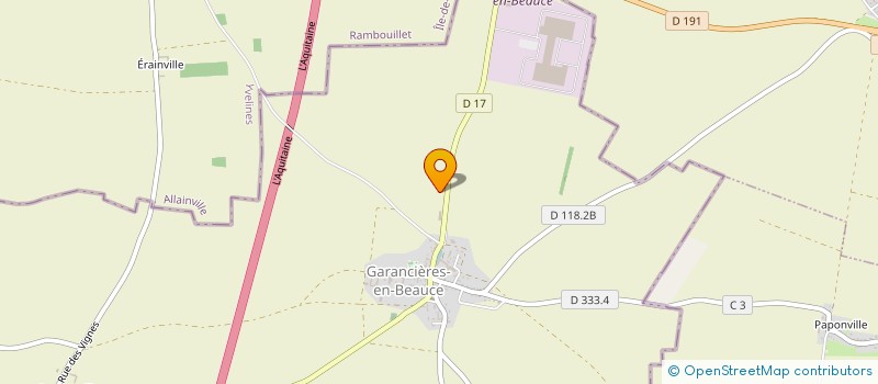 localisation de l'entreprise LA SAUVAGINE à AUNEAU-BLEURY-SAINT-SYMPHORIEN