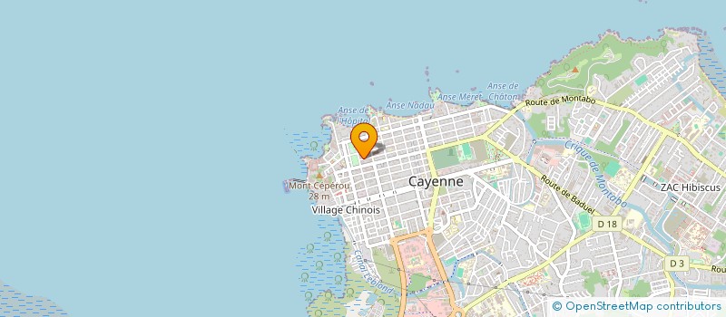 localisation de l'entreprise LA SAUVEGARDE  CAYENNE
