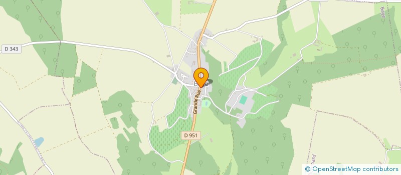 localisation de l'entreprise LA SAUVEGARDE DE L'EGLISE DE BAYE  BAYE