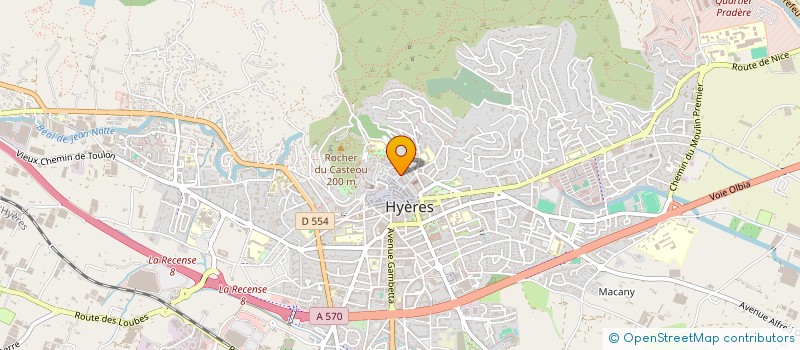 localisation de l'entreprise LA SAUVETTE à HYERES