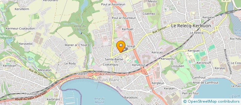 localisation de l'entreprise LA SAUVETTE  LE RELECQ-KERHUON