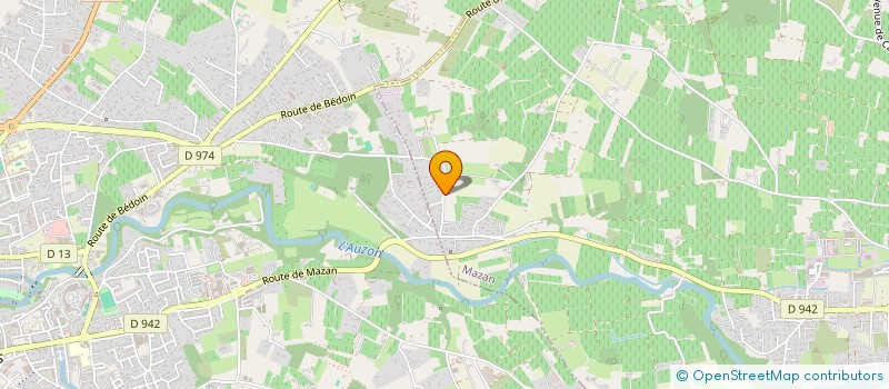 localisation de l'entreprise LA SAUVI  MAZAN