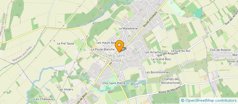 localisation de l'entreprise LA SAVANAISE  CLERY-SAINT-ANDRE